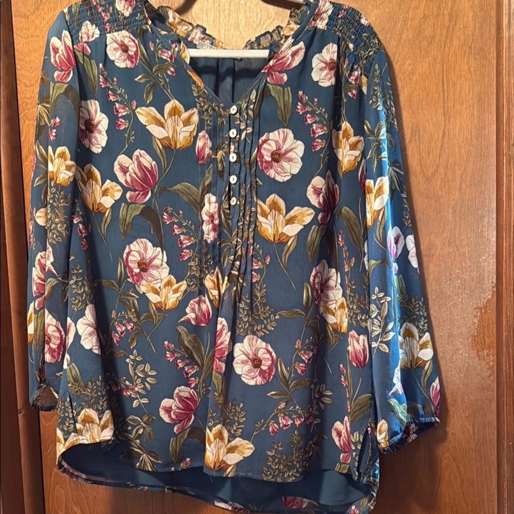 Daniel Rainn floral top